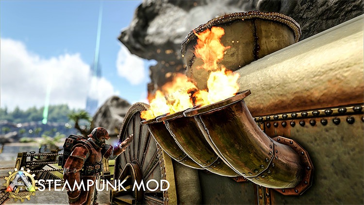 Steam Punk Ark survival envolved Mod